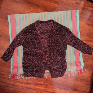 Multicolor Knit Cardigan